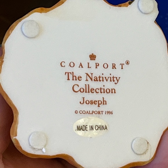 Coalport 1996 Wedgwood The Nativity Collection, Joseph Figurine In Original Box - Picture 6 of 11